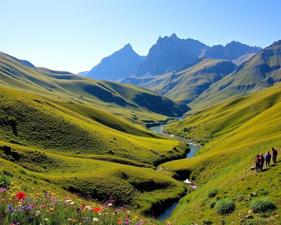 Bewonder de groene valleien van de Pyreneeën