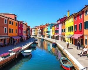 Bewonder de kleurrijke huizen van Burano, Italië