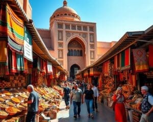 Bewonder de kleurrijke markten van Marrakesh, Marokko