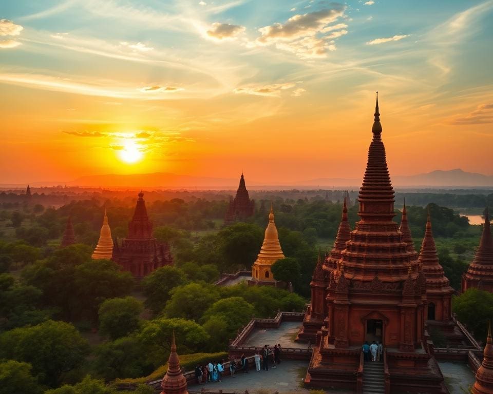 Bewonder de tempels van Bagan in Myanmar