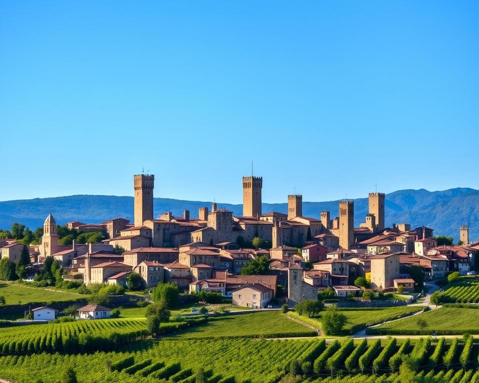 De geschiedenis van de torens in San Gimignano