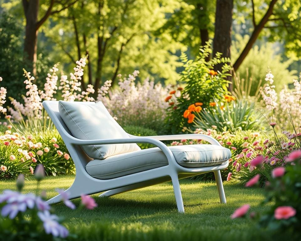 Ergonomische tuinstoel voor lange zomerse dagen