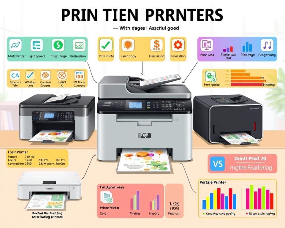 Functies en specificaties van printers