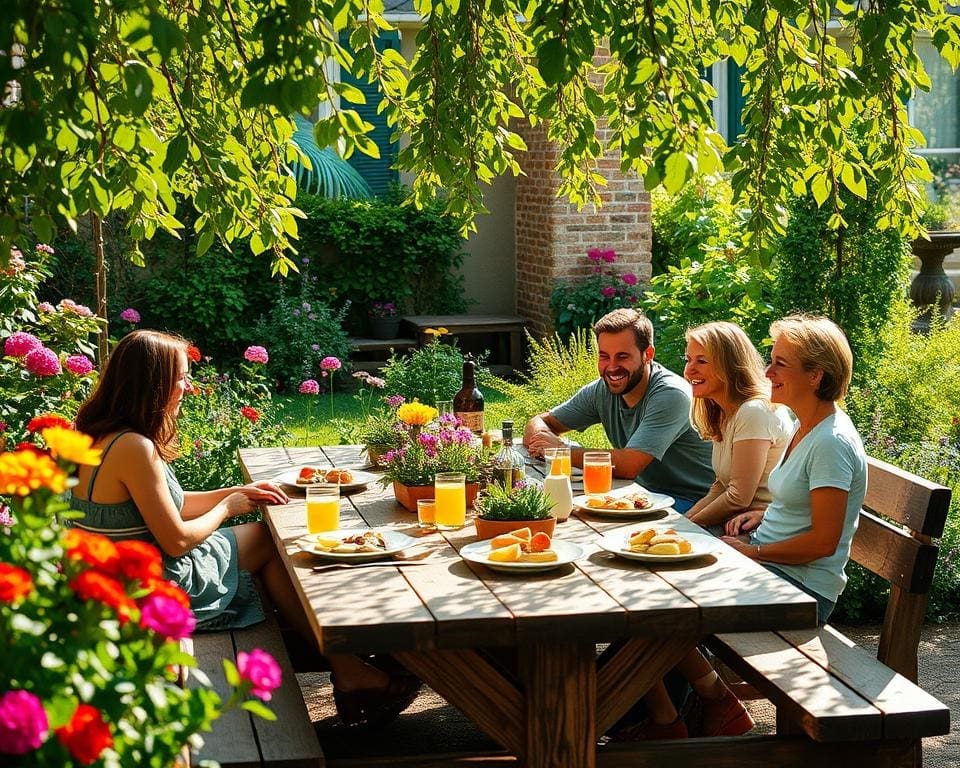 Gezelligheid in de tuin