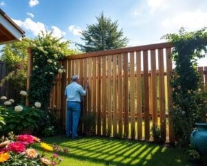 Hoe Plaats Je Een Tuinscherm voor Privacy en Windbescherming?