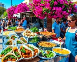 Proef de lokale gerechten van Tel Aviv, Israël