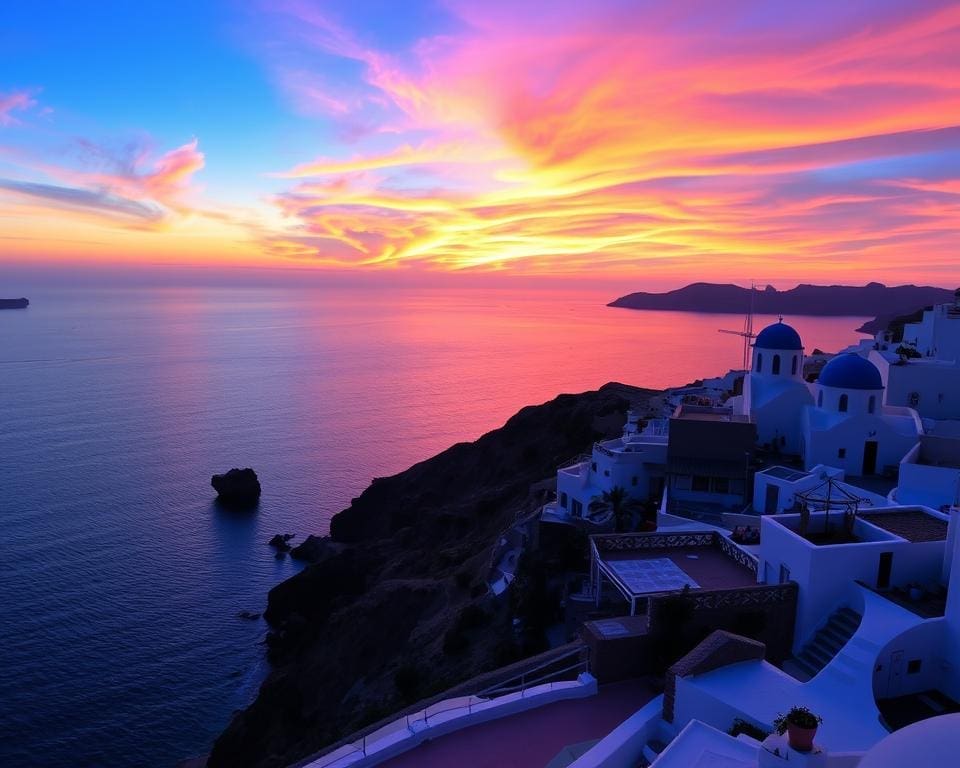 Santorini zonsondergangen