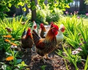 Tuinieren met Kippen: Voordelen voor Planten en Gras