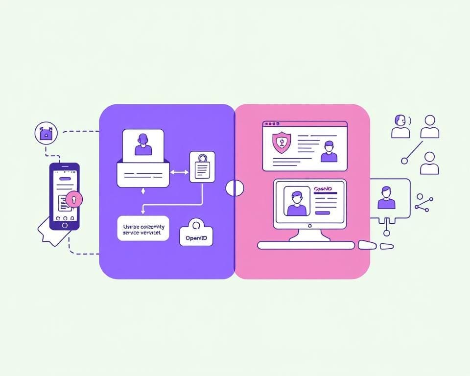 Vergelijking van authenticatieprocessen tussen OAuth en OpenID