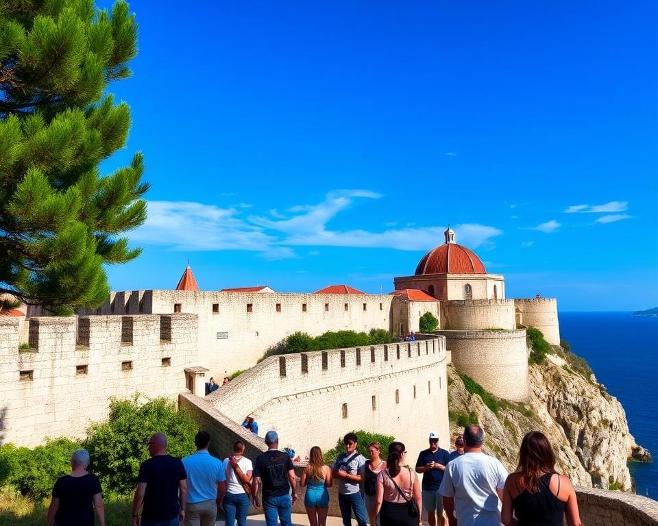 Verken de oude stadsmuren van Dubrovnik