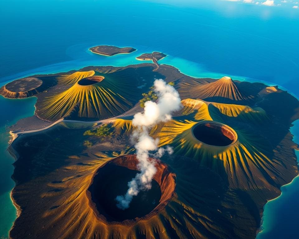 Verken de vulkanen van Hawaï vanuit de lucht