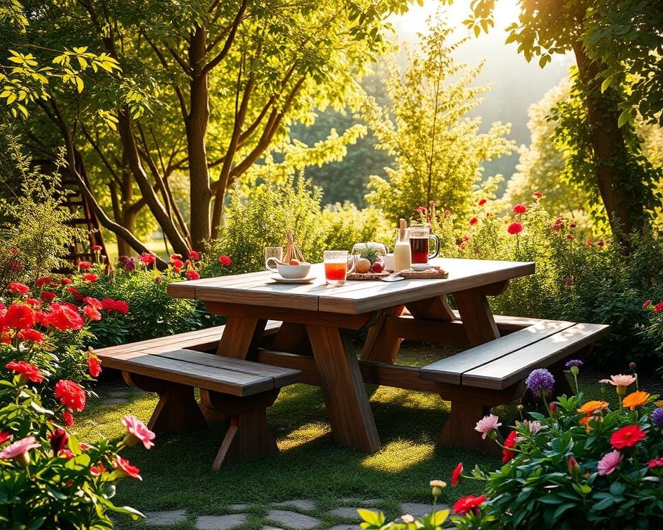 Waarom Een Picknicktafel de Perfecte Tuinaccessoire Is