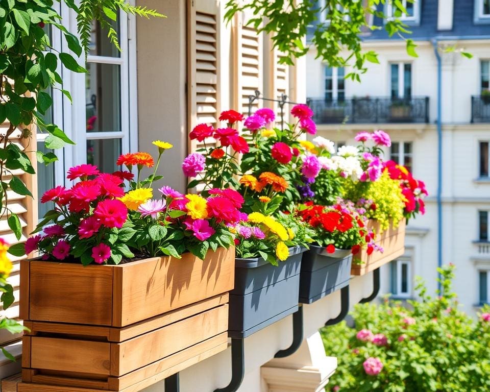 bloembakken voor balkon