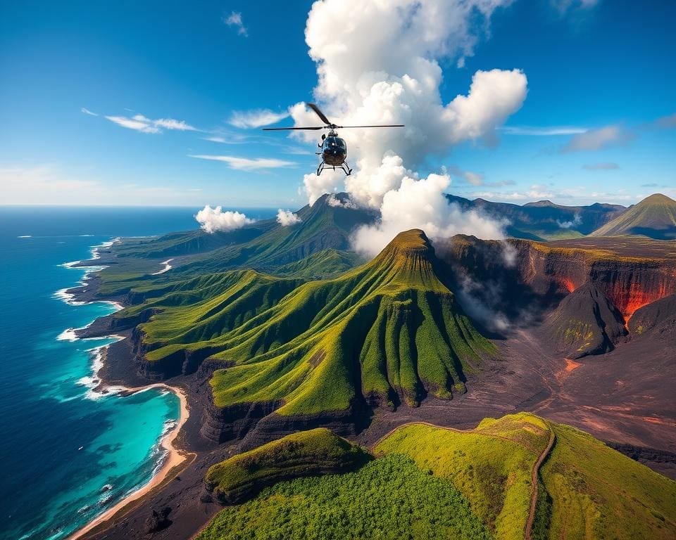 helikoptervluchten boven Hawaï