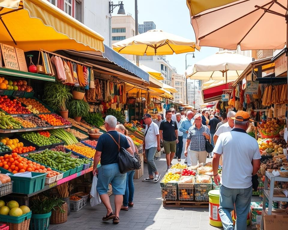 markten bezoeken Tel Aviv