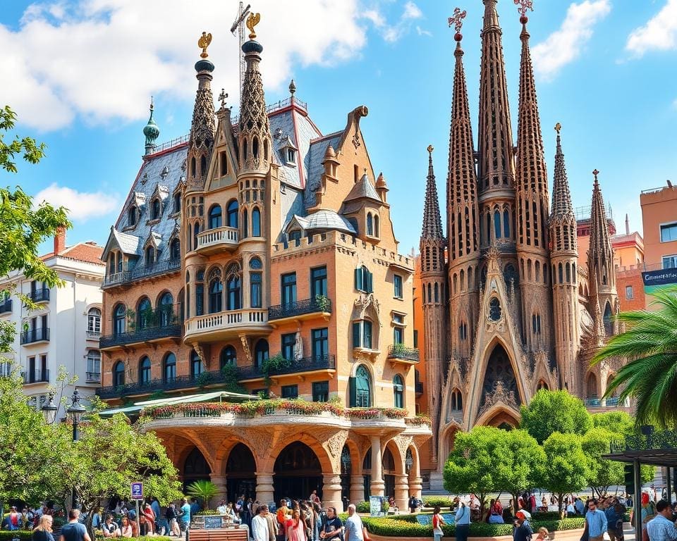 Bewonder de iconische architectuur van Gaudí in Barcelona