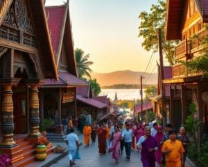 Bezienswaardigheden in de oude stad van Luang Prabang