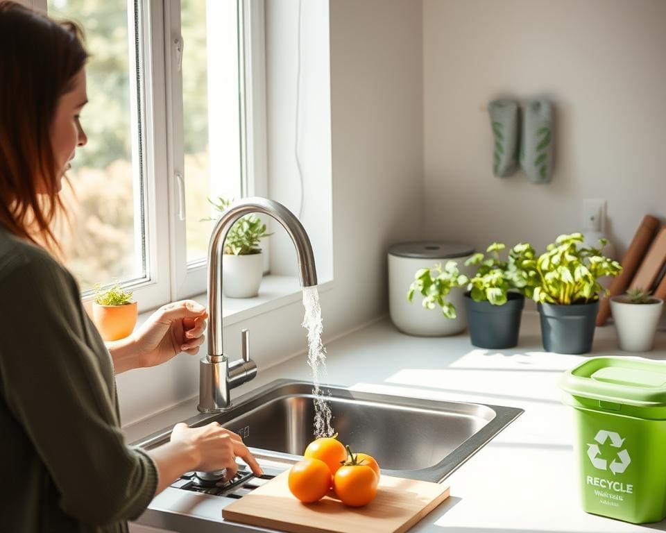 Duurzaam watergebruik in de keuken