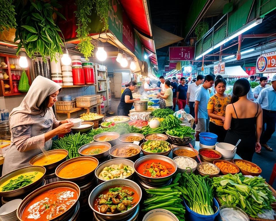 Eetgewoontes in Thailand: pittige curries en street food