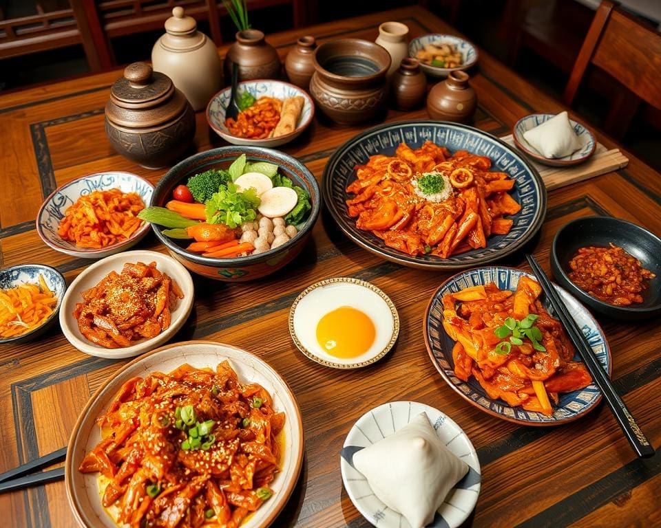 Eetgewoontes in Zuid-Korea met kimchi en bibimbap