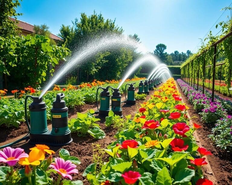 Elektrische waterpompen voor tuinieren en landbouw