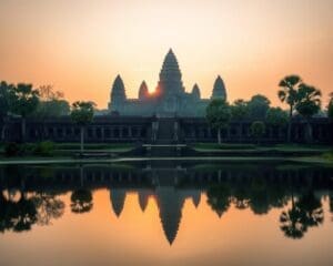 Reizen langs de tempels van Angkor Wat in Cambodja