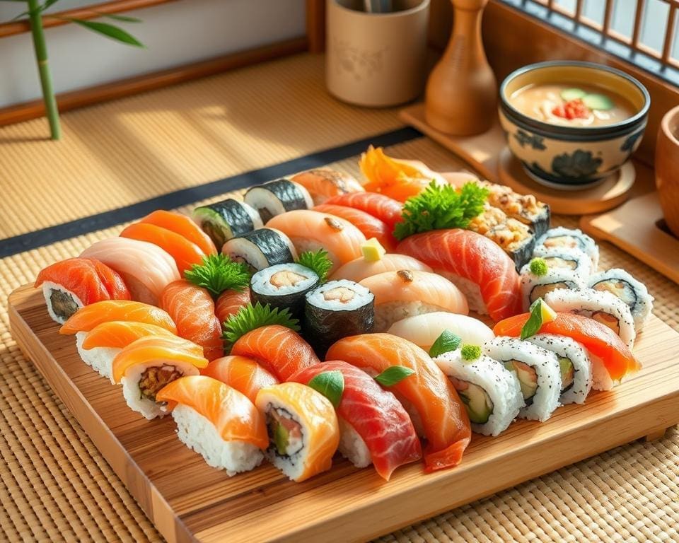 sushi in de Japanse keuken