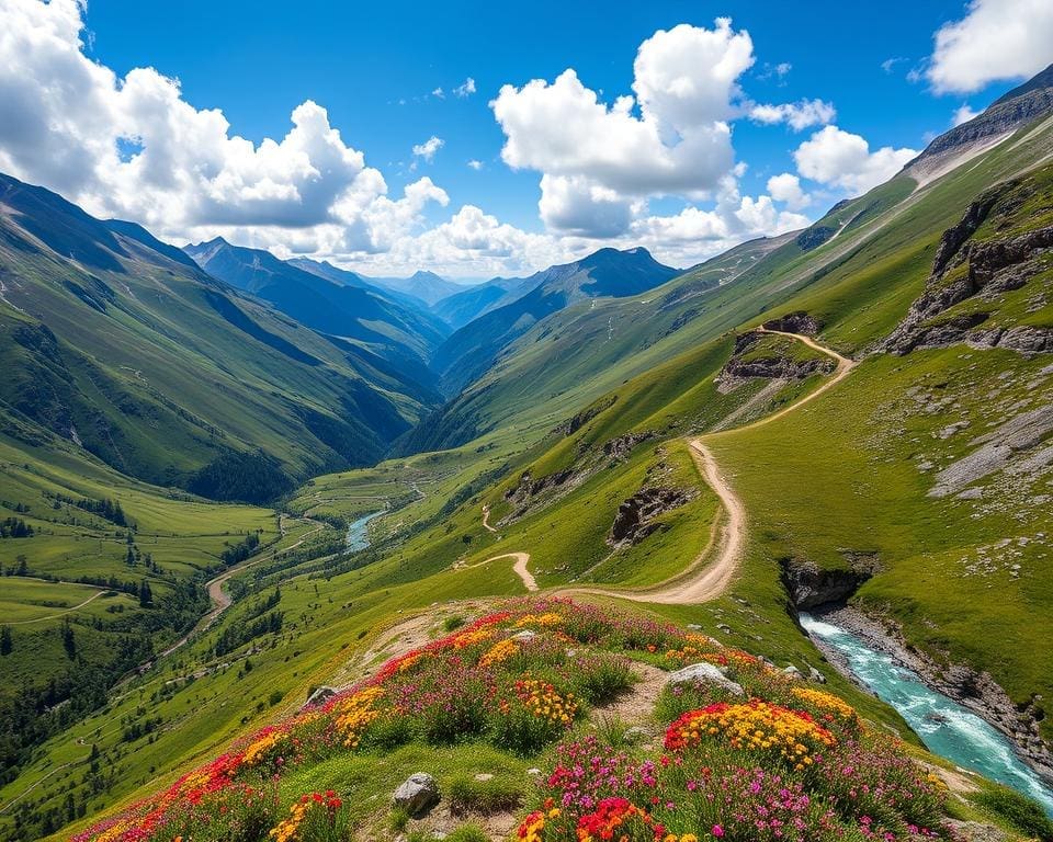 wandeltochten en natuurschoon in de Andes