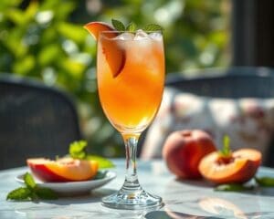 Frozen Peach Bellini: Elegantie in je glas