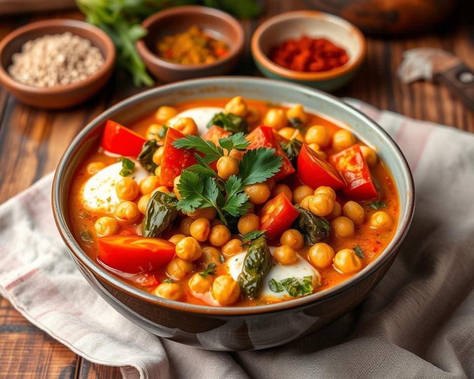 Gezonde voedingsstoffen in groentecurry