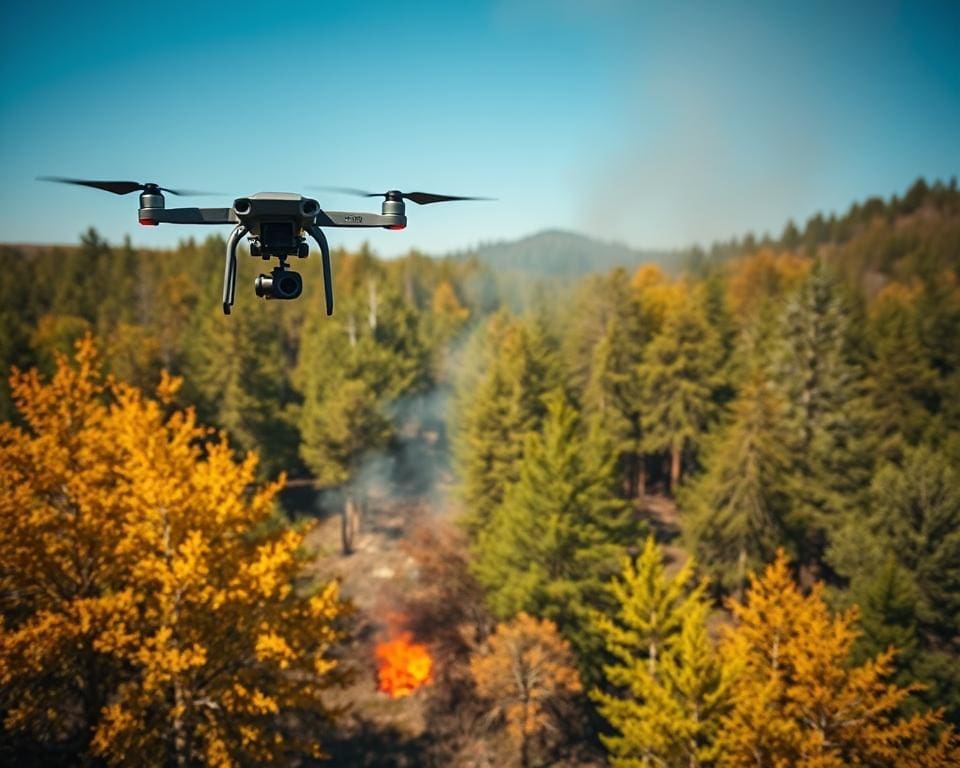 Hoe werken drones in monitoring van bosbranden?