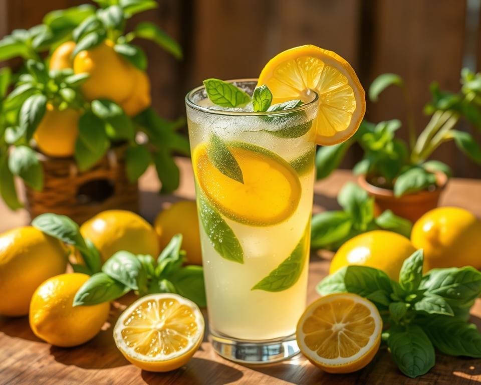 Lemon Basil Punch recept