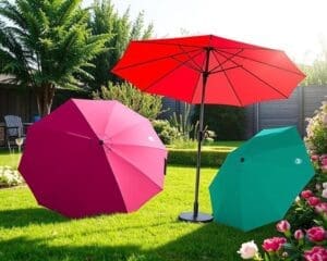 Opklapbare parasols voor compact gemak in de tuin