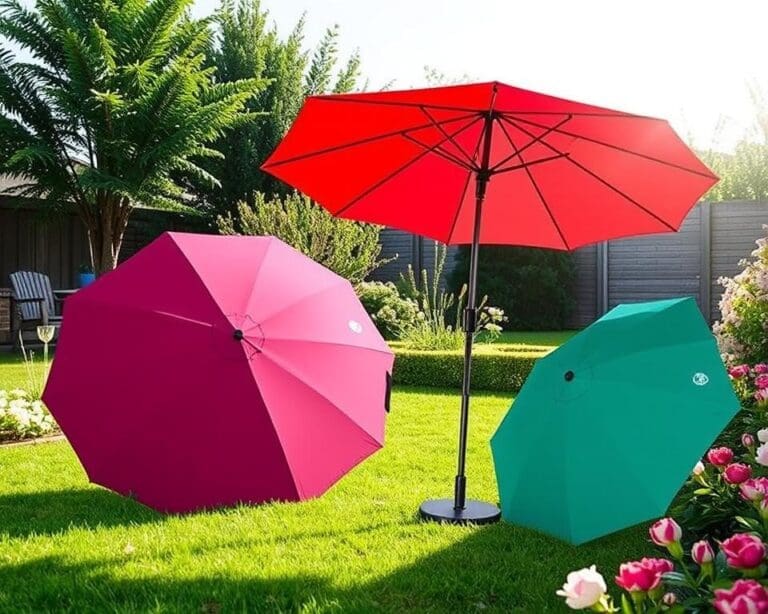 Opklapbare parasols voor compact gemak in de tuin