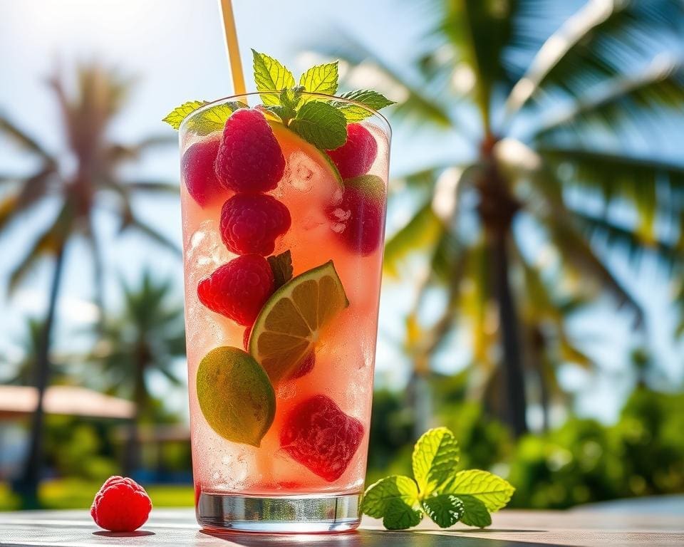 Raspberry Mojito: Een cocktail vol zomergevoel