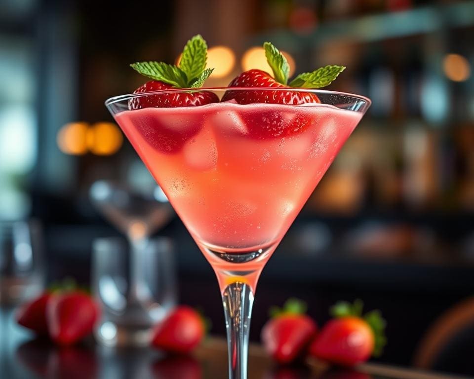 Strawberry Martini: Zoet en sprankelend