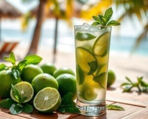 Virgin Mojito met een vleugje limoen en munt