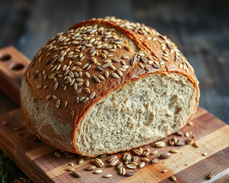 Volkoren zuurdesembrood met zadenmix