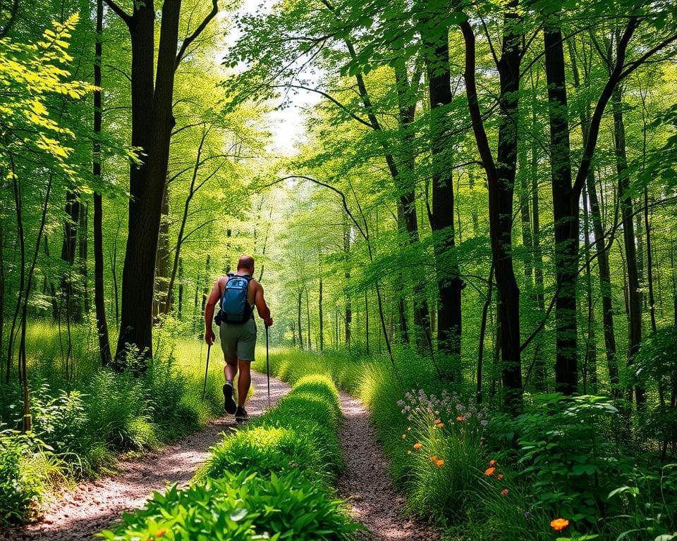 Wandelen in de natuur fysieke voordelen