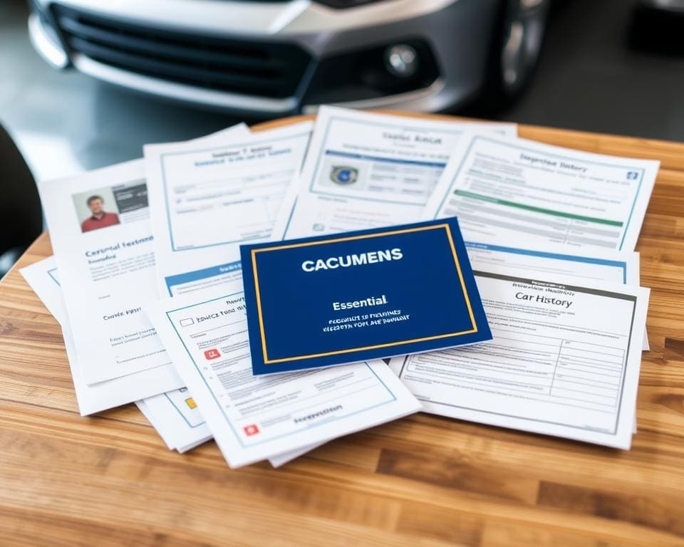 Welke documenten heb je nodig voor een auto opkoper?