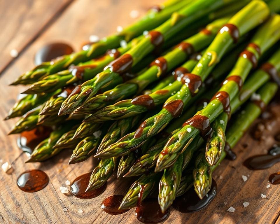 gegrilde asperges met balsamico dressing