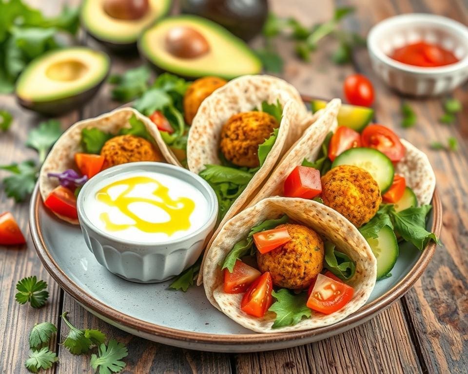 gezonde lunch recepten met falafel