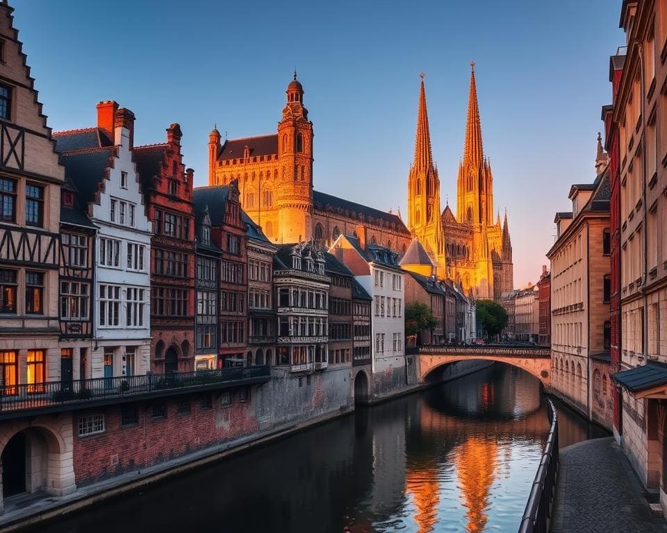 historische pracht in Gent