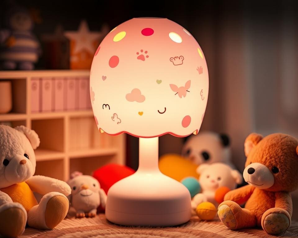 kinderlamp met patroon