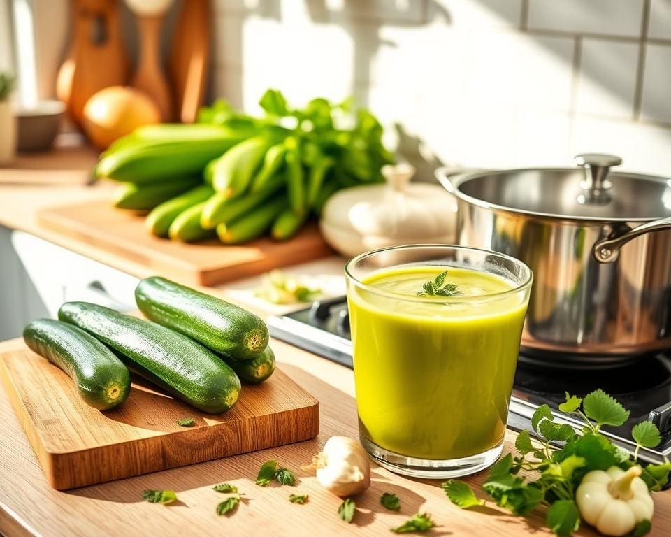 makkelijke bereidingswijze courgettesoep