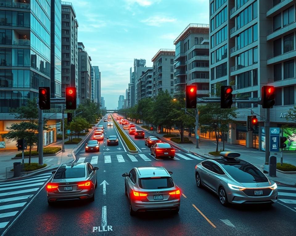 zelfrijdende voertuigen en smart traffic lights