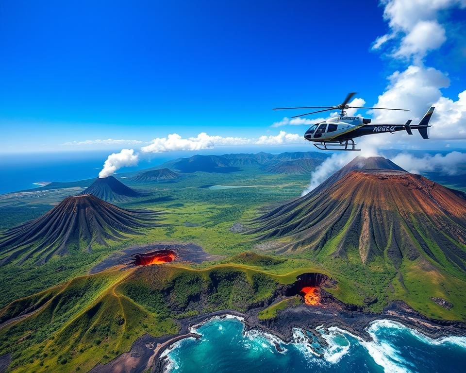 Bewonder de vulkanen van Hawaï per helikopter