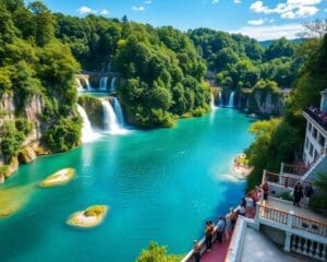 Bewonder de watervallen van Plitvice, Kroatië