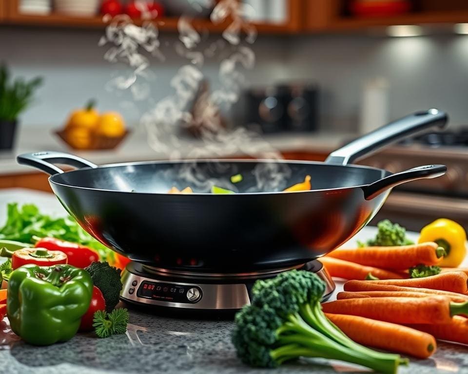 Elektrische wokpan: koken met gemak en snelheid