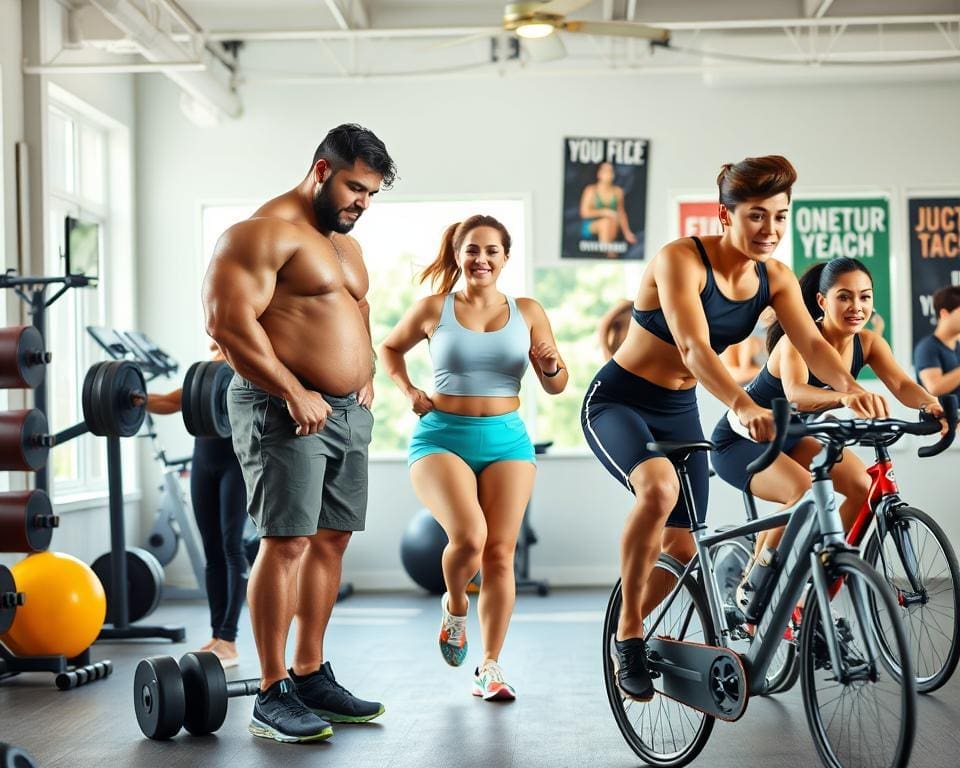 Fitnessopties voor elk lichaamstype